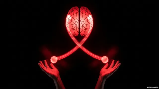 Hands juggling with neural circuit patterns superimposed, suggesting working memory load