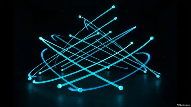 Cyan luminous rings in concentric orbital layers, each at a different distance from a glowing center point
