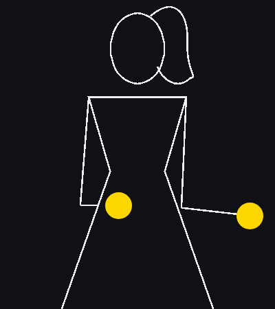 Animated juggling pattern: The 312, siteswap 312