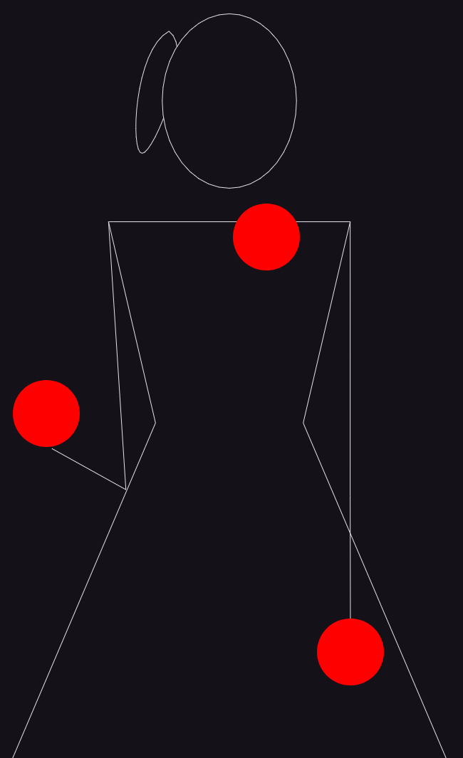 The female Juggling Lab figure running a three-ball cascade, dark theme